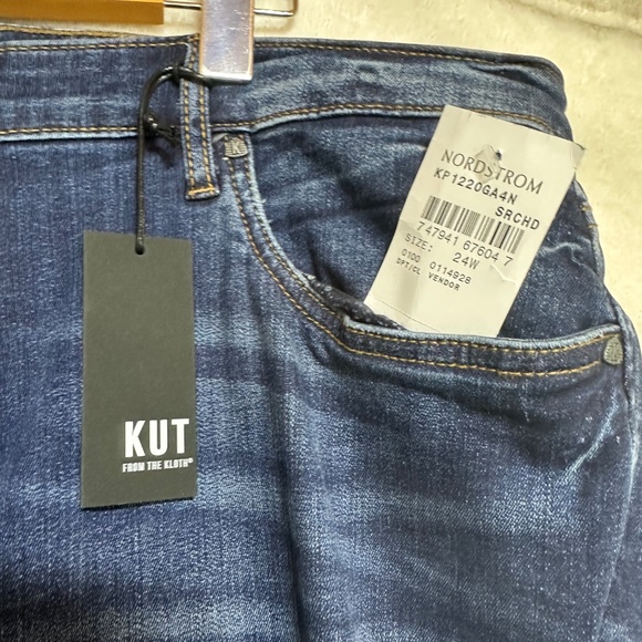 Kut From The Cloth Women's Jeans 24W Blue High Rise Natalie Boot Cut - Picture 7 of 12